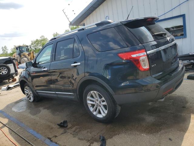1FM5K8D86EGC50366 - 2014 FORD EXPLORER XLT BLACK photo 2