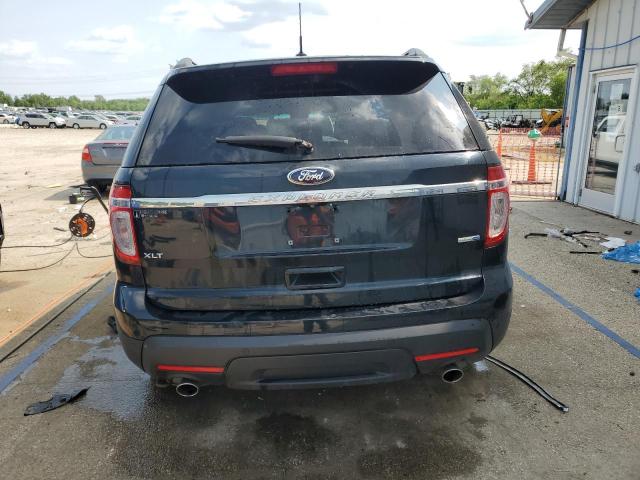 1FM5K8D86EGC50366 - 2014 FORD EXPLORER XLT BLACK photo 6