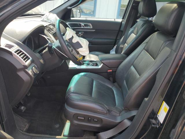 1FM5K8D86EGC50366 - 2014 FORD EXPLORER XLT BLACK photo 7