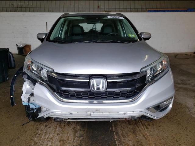 5J6RM4H91GL041455 - 2016 HONDA CR-V TOURING SILVER photo 5