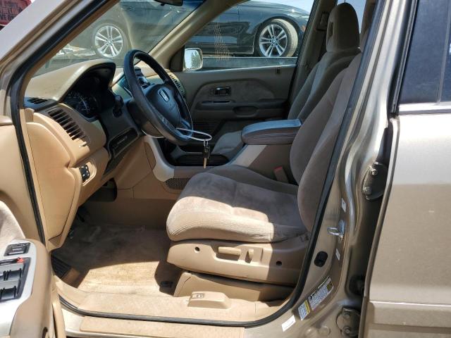 2HKYF18465H508157 - 2005 HONDA PILOT EX GOLD photo 7