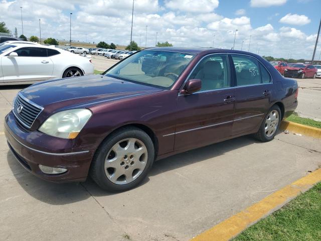 JTHBN30F410047192 - 2001 LEXUS LS 430 PURPLE photo 1