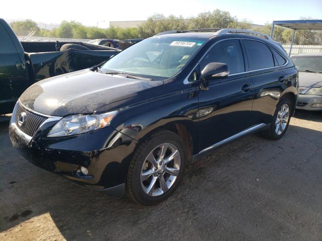 2T2ZK1BA5AC028201 - 2010 LEXUS RX 350 BLACK photo 1