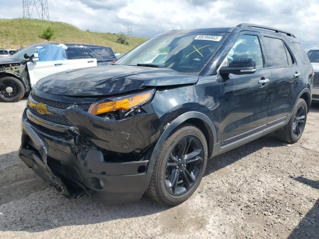 1FM5K8GTXDGC44746 - 2013 FORD EXPLORER SPORT BLACK photo 1