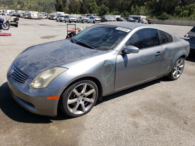 JNKCV54E65M408339 - 2005 INFINITI G35 GRAY photo 1