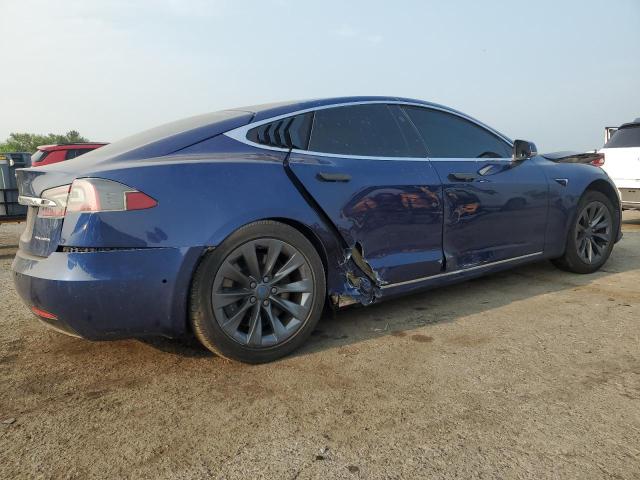 5YJSA1E20KF311745 - 2019 TESLA MODEL S 蓝色 照片 3