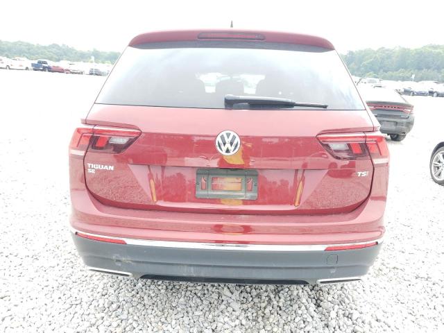 3VV3B7AX9JM040184 - 2018 VOLKSWAGEN TIGUAN SE 栗色 照片 6
