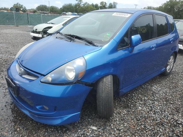 JHMGD38647S028359 - 2007 HONDA FIT S 蓝色 照片 1