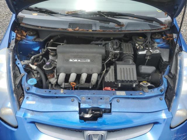 JHMGD38647S028359 - 2007 HONDA FIT S 蓝色 照片 12