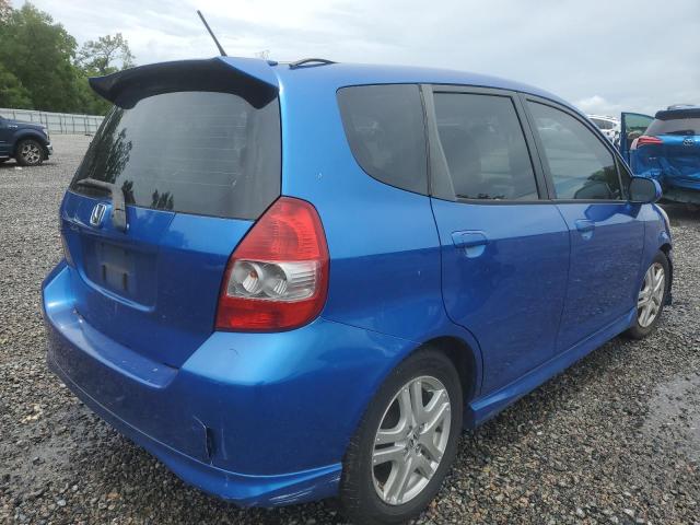 JHMGD38647S028359 - 2007 HONDA FIT S 蓝色 照片 3