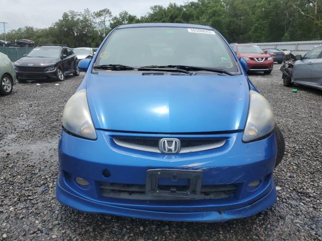 JHMGD38647S028359 - 2007 HONDA FIT S 蓝色 照片 5