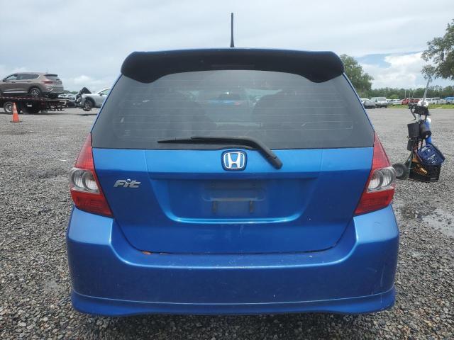 JHMGD38647S028359 - 2007 HONDA FIT S BLUE photo 6