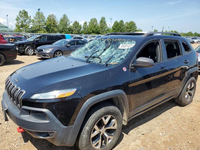 1C4PJMBSXGW270233 - 2016 JEEP CHEROKEE TRAILHAWK BLACK photo 1