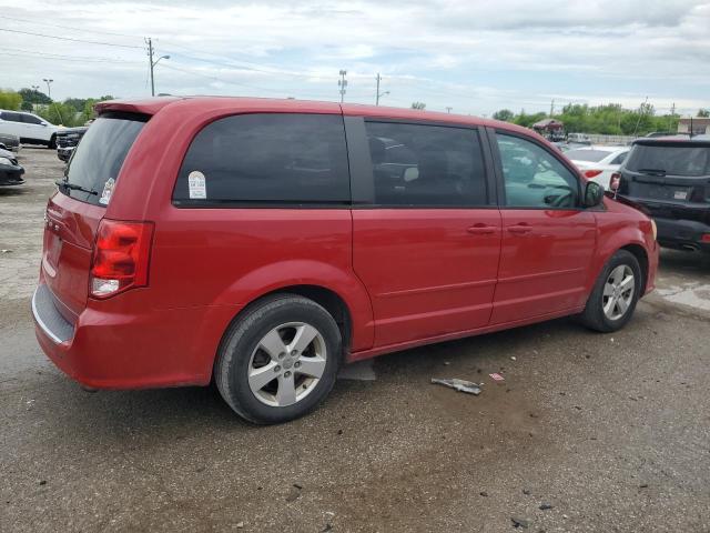 2C4RDGBGXDR667619 - 2013 DODGE GRAND CARA SE RED photo 3