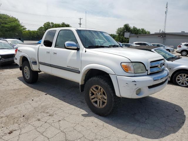 5TBRT34136S478818 - 2006 TOYOTA TUNDRA ACCESS CAB SR5 WHITE photo 4