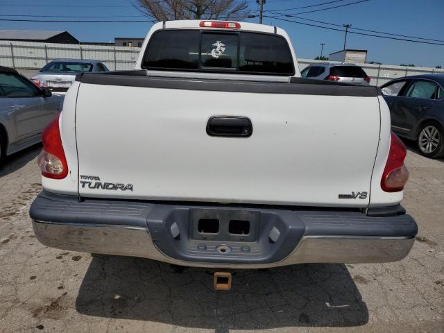 5TBRT34136S478818 - 2006 TOYOTA TUNDRA ACCESS CAB SR5 WHITE photo 6