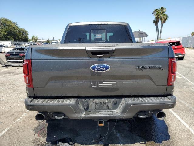 1FTFW1RG4JFB64025 - 2018 FORD F150 RAPTOR CHARCOAL photo 6