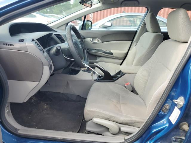 19XFB2F54CE349984 - 2012 HONDA CIVIC LX BLUE photo 7