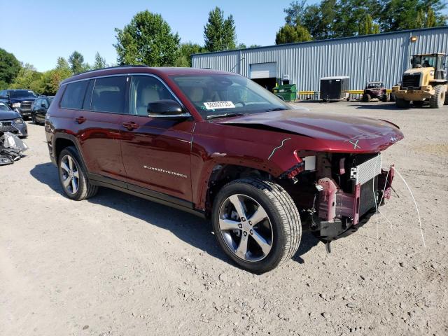 1C4RJKBG7M8168414 - 2021 JEEP GRAND CHER L LIMITED BURGUNDY photo 4