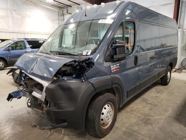 3C6MRVJG9ME544890 - 2021 RAM PROMASTER 3500 HIGH BLUE photo 2