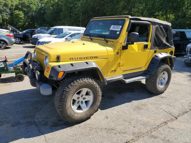 1J4FA69S14P740937 - 2004 JEEP WRANGLER / RUBICON YELLOW photo 1