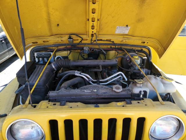 1J4FA69S14P740937 - 2004 JEEP WRANGLER / RUBICON YELLOW photo 12