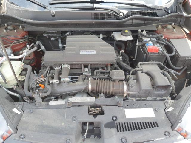 2HKRW2H50JH663574 - 2018 HONDA CR-V EX RED photo 12