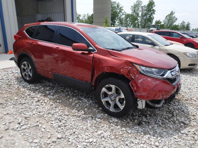 2HKRW2H50JH663574 - 2018 HONDA CR-V EX RED photo 4