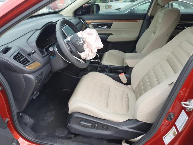 2HKRW2H50JH663574 - 2018 HONDA CR-V EX RED photo 7