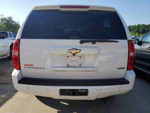 1GNFK26349R204575 - 2009 CHEVROLET SUBURBAN K1500 LT WHITE photo 6