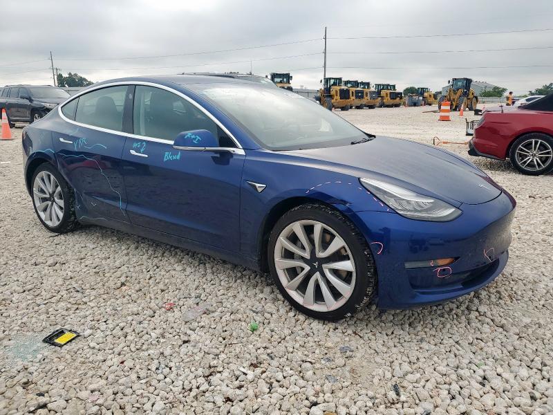 5YJ3E1EB5LF620556 - 2020 TESLA MODEL 3 أزرق صورة 4