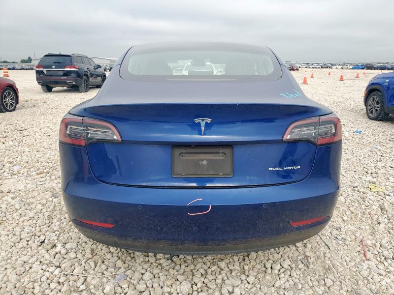 5YJ3E1EB5LF620556 - 2020 TESLA MODEL 3 أزرق صورة 6