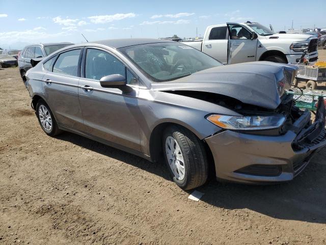 3FA6P0G71ER328923 - 2014 FORD FUSION S GRAY photo 4