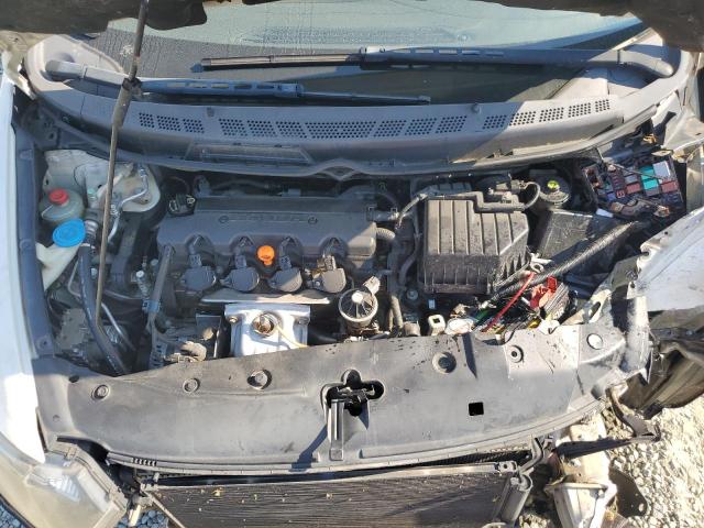 2HGFG12989H506256 - 2009 HONDA CIVIC EXL თეთრი ფოტო 11