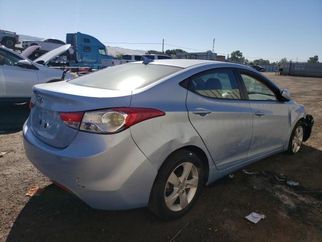 KMHDH4AE3BU159680 - 2011 HYUNDAI ELANTRA GLS BLUE photo 3