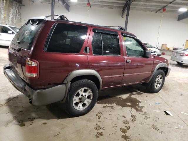 JN8DR09YX1W601953 - 2001 NISSAN PATHFINDER LE 勃艮第红 照片 3