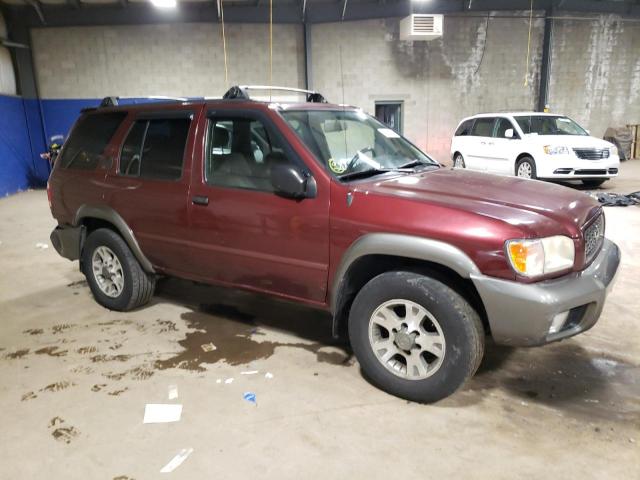 JN8DR09YX1W601953 - 2001 NISSAN PATHFINDER LE 勃艮第红 照片 4