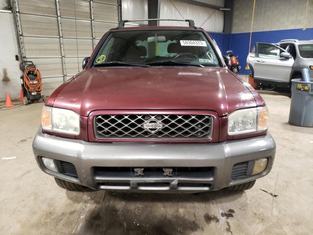 JN8DR09YX1W601953 - 2001 NISSAN PATHFINDER LE 勃艮第红 照片 5
