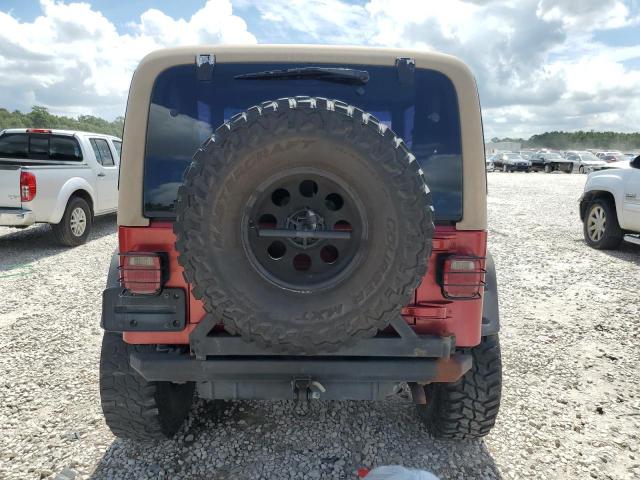 1J4FY19S8XP436667 - 1999 JEEP WRANGLER / SPORT RED photo 6