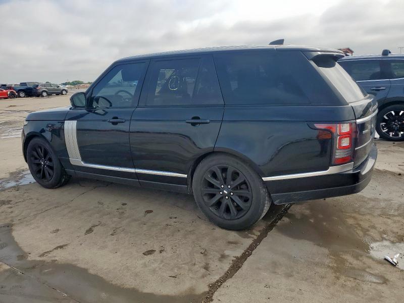 SALGS2FK3HA356809 - 2017 LAND ROVER RANGE ROVER HSE BLACK photo 2