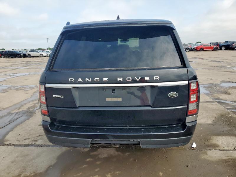 SALGS2FK3HA356809 - 2017 LAND ROVER RANGE ROVER HSE BLACK photo 6
