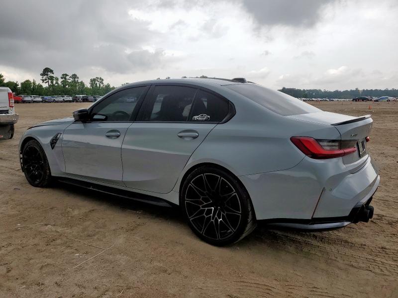WBS43AY07PFP20074 - 2023 BMW M3 COMPETITION GRAY photo 2