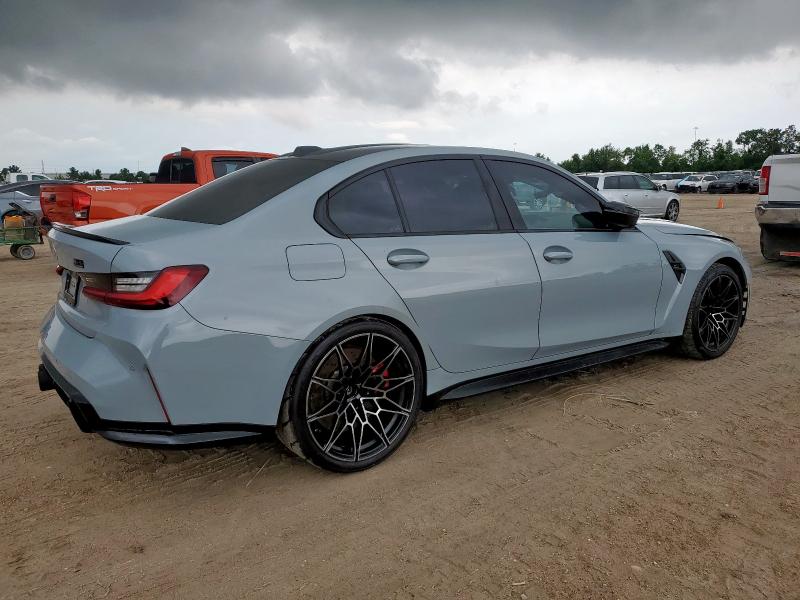 WBS43AY07PFP20074 - 2023 BMW M3 COMPETITION GRAY photo 3