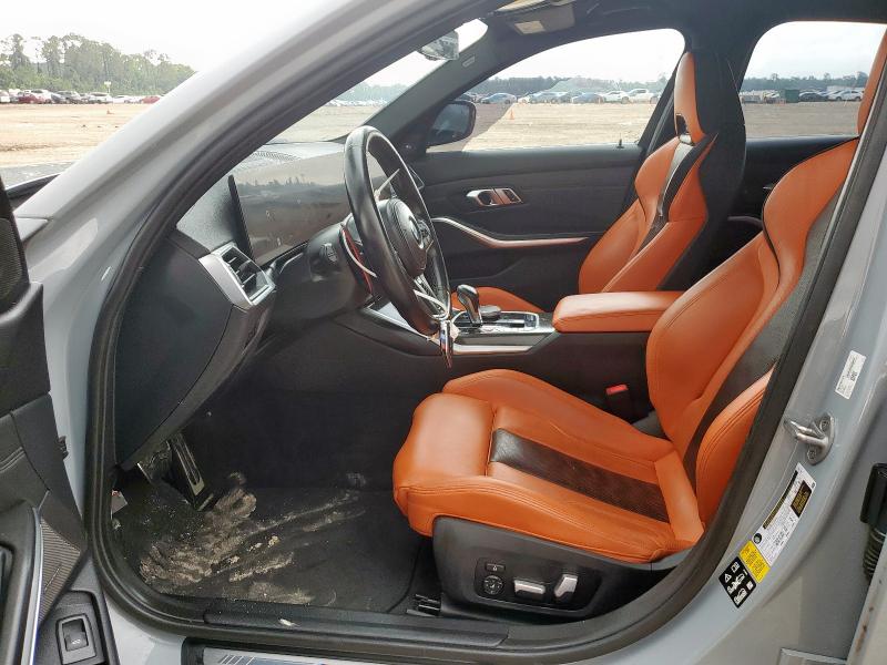 WBS43AY07PFP20074 - 2023 BMW M3 COMPETITION GRAY photo 7