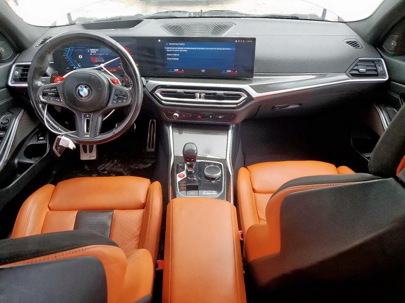 WBS43AY07PFP20074 - 2023 BMW M3 COMPETITION GRAY photo 8