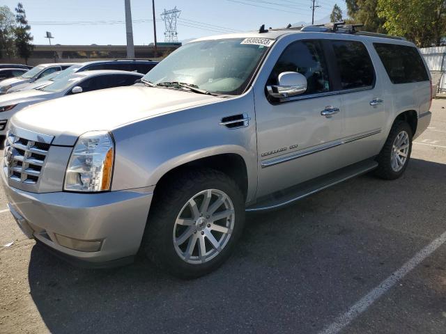 1GYUKHEF3AR232462 - 2010 CADILLAC ESCALADE ESV LUXURY SILVER photo 1