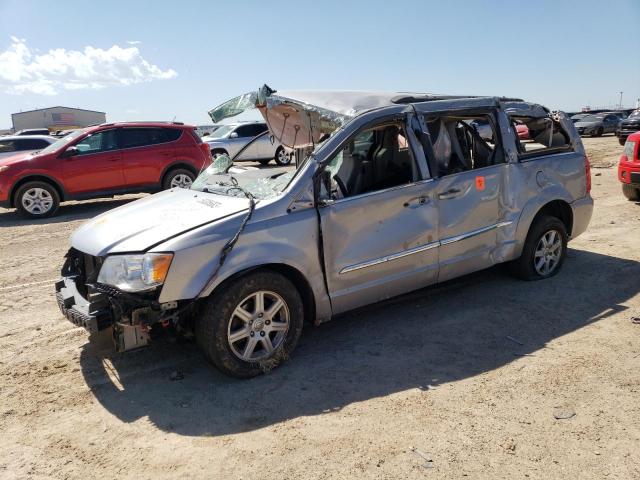 2C4RC1BG3DR584405 - 2013 CHRYSLER TOWN & COU TOURING 银色 照片 1