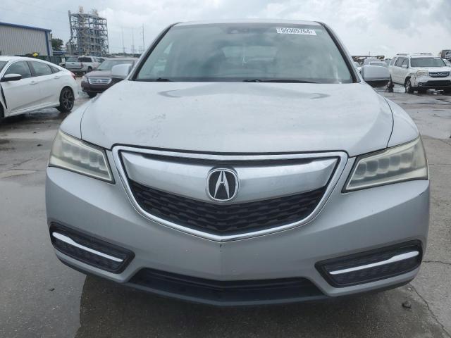 5FRYD3H69EB007893 - 2014 ACURA MDX TECHNOLOGY SILVER photo 5