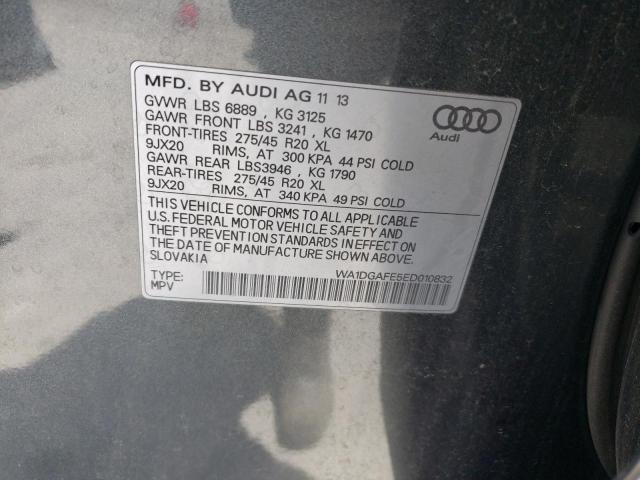 WA1DGAFE5ED010832 - 2014 AUDI Q7 PRESTIGE 灰色 照片 12