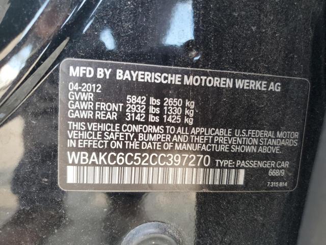 WBAKC6C52CC397270 - 2012 BMW ALPINA B7 XI BLACK photo 12
